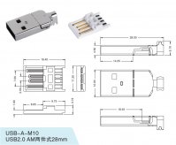 USB-A-M10